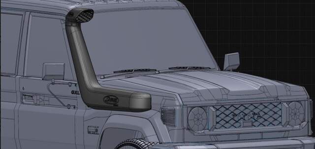 SAFARI SNORKEL ARMAX Toyota LandCruiser 70 Series MY24 Facelift